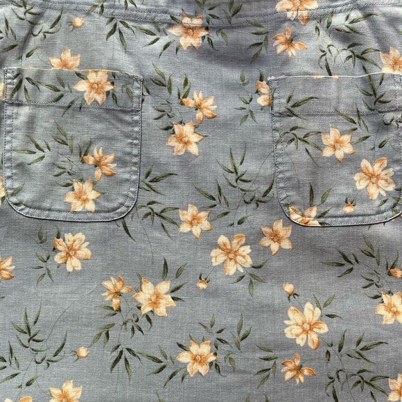 🌼 Vintage Liz Claiborne Linen Maxi Floral Skirt , in Size: 12 ✨ - Picture 10 of 17